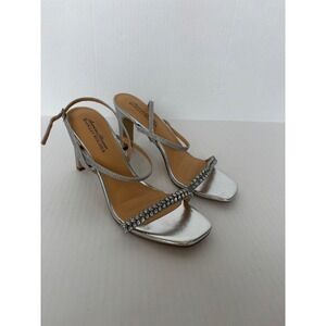 Badgley Mischka Embellished Sandals Sparkly‎ Heels Evening Shoes SIZE 9.5 NWOB